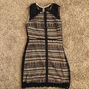 Black Lace Bodycon Dress